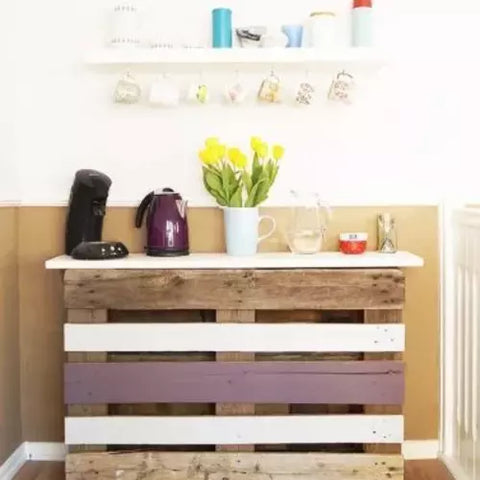 DIY wood coffee bar is one of the coolest woodworking project that you can get your hands on without breaking the bank.