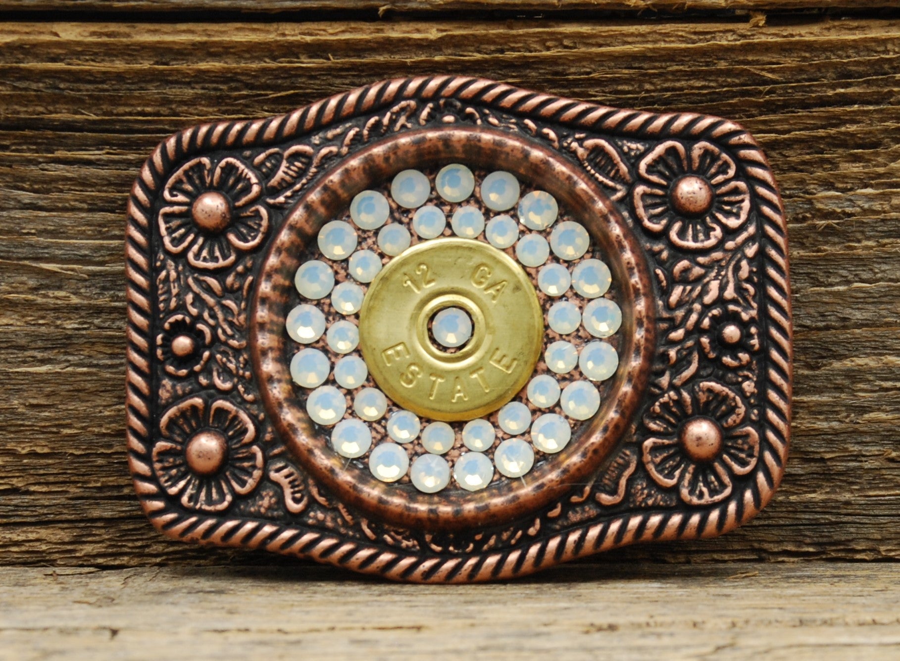 Floral Belt Buckle - Pretty Hunter