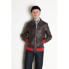 オリジナルJOHN BELTED WOOL JACKET BROWN