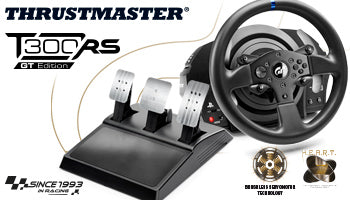 Thrustmaster 4169088 T300RS Gran Turismo Edition Racing Wheel For  PS4/PS3/PC & 4060090 Y-300CPX Far Cry 5 Edition Universal Gaming Headset