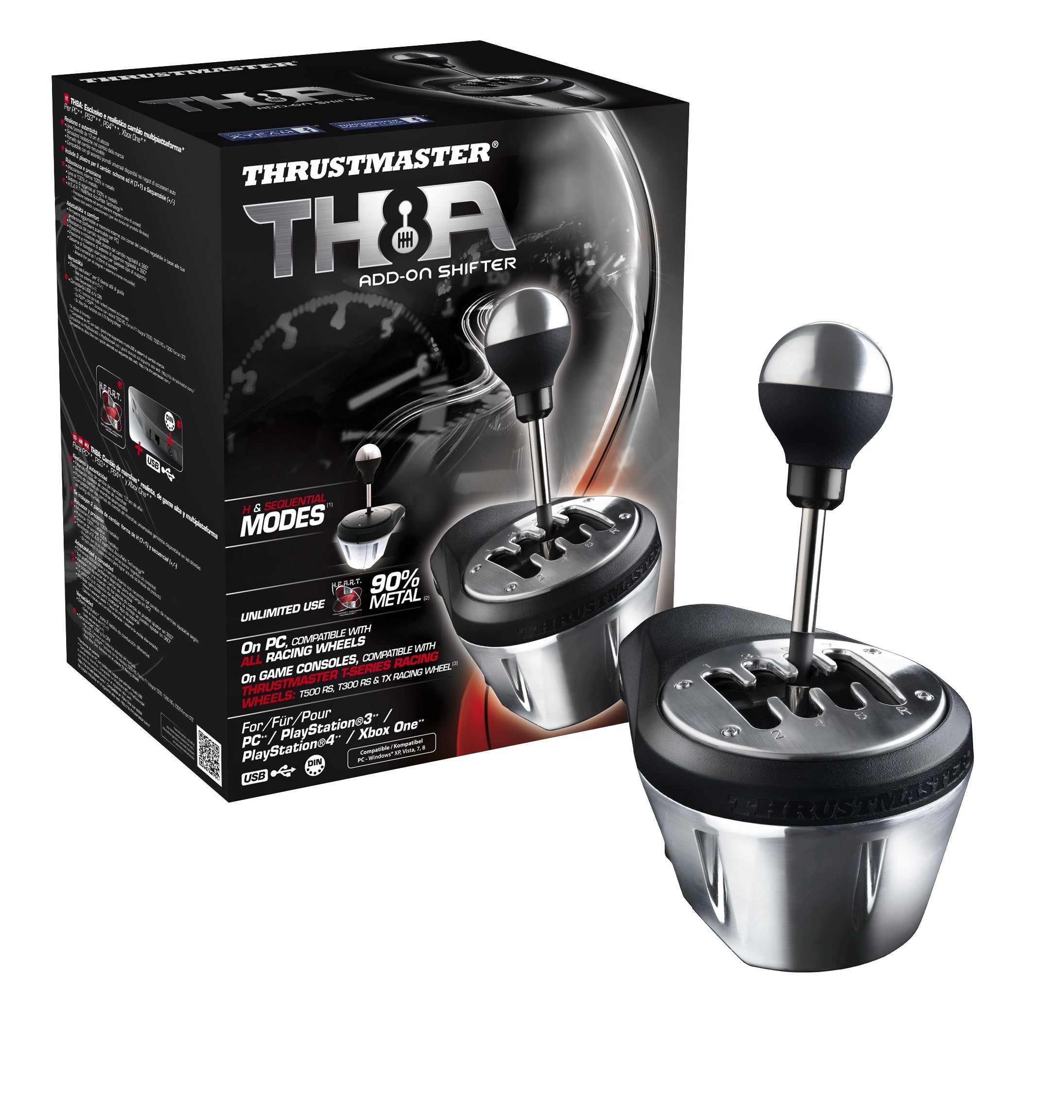 thrustmaster shifter in wheel control panel