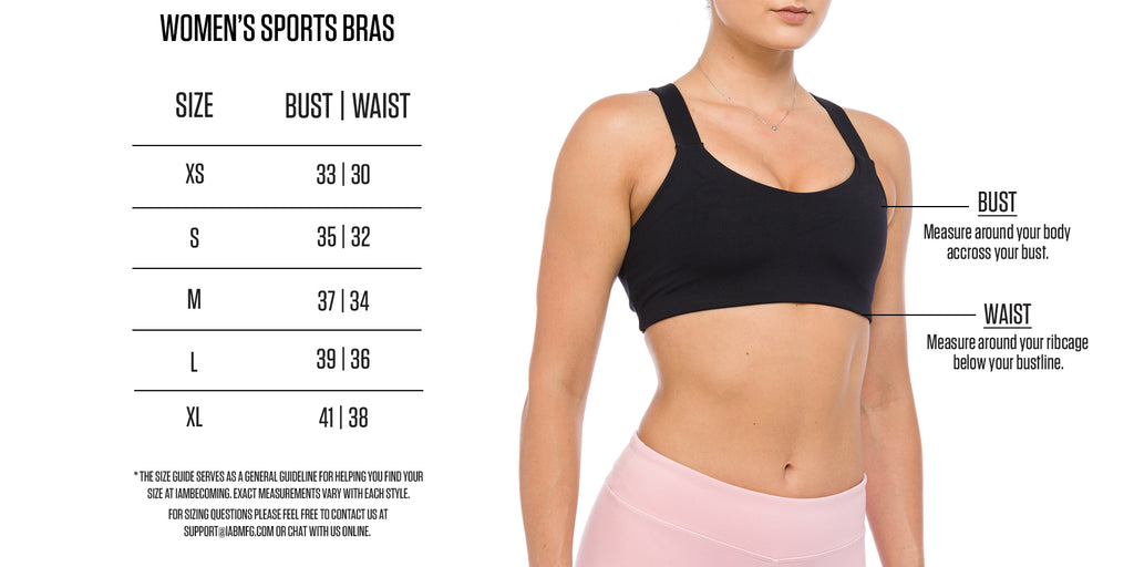 nike plus size sports bra size chart
