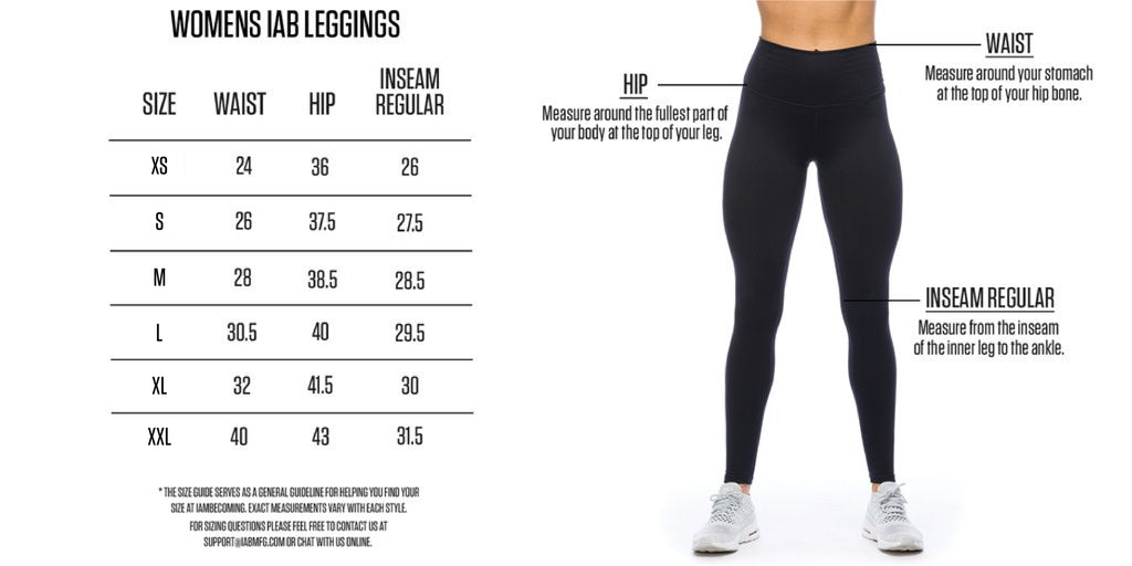 Size Chart - New Leggings – Plan B