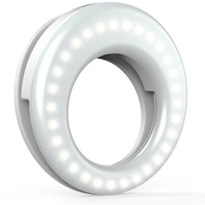 round selfie led light