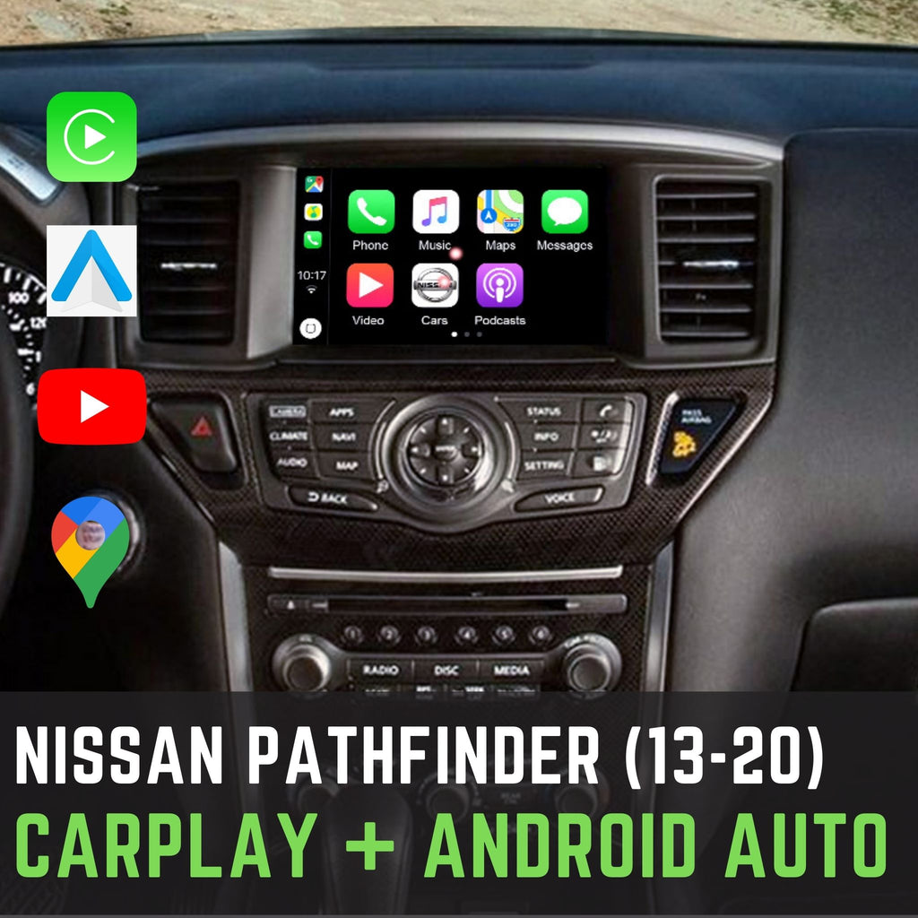 Nissan Pathfinder(1320) Apple CarPlay + Android Auto. The Fitting Bay