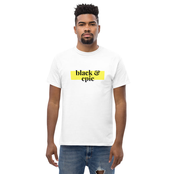 black & epic men's short sleeve t-shirt