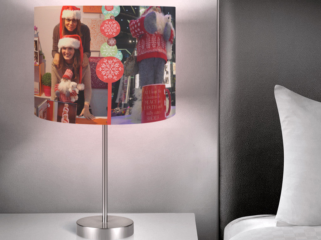 christmas themed lampshades