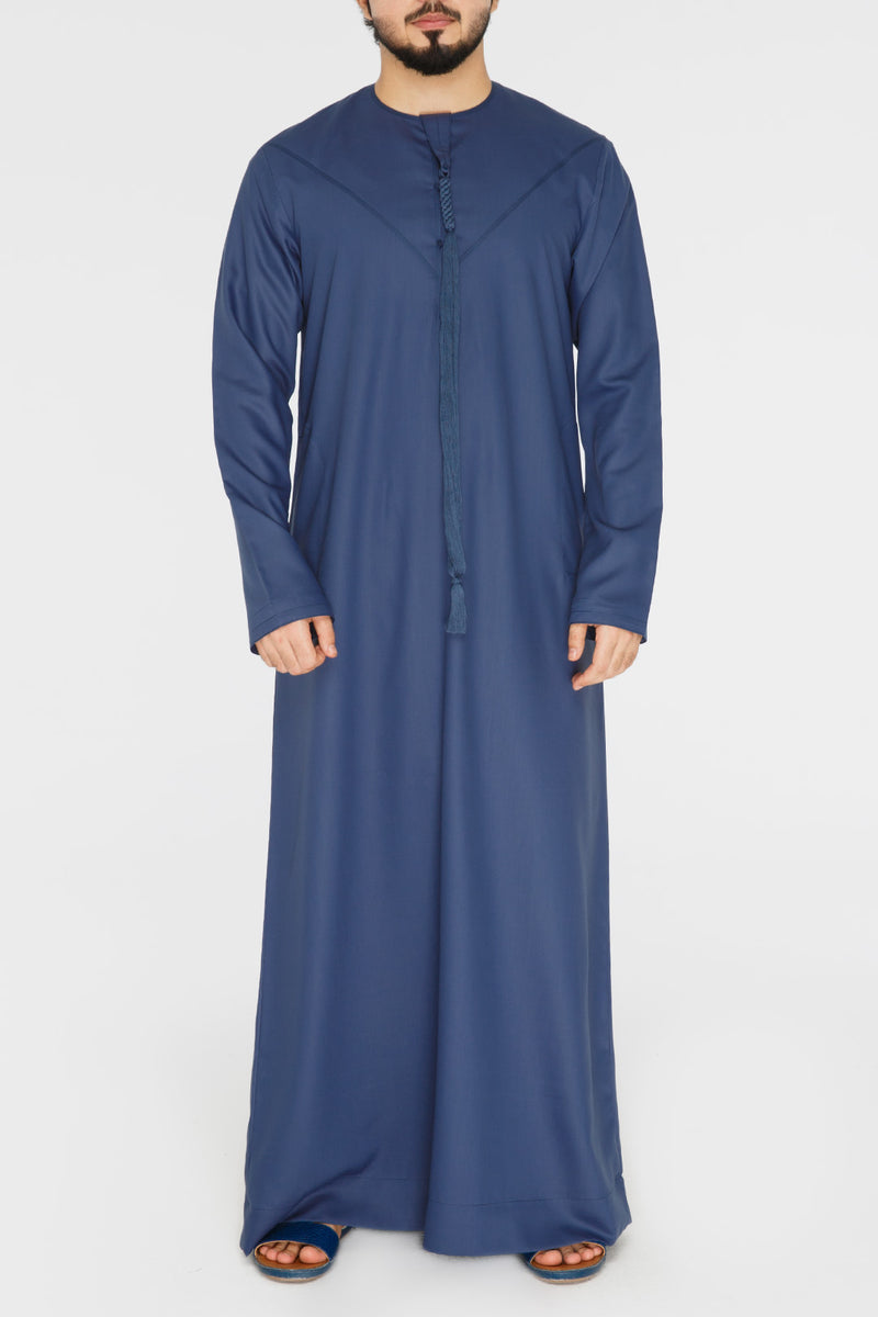 Casual Emirati Kandora Navy – Aara Online