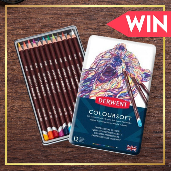 Win a set of Derwent Coloursoft pencils