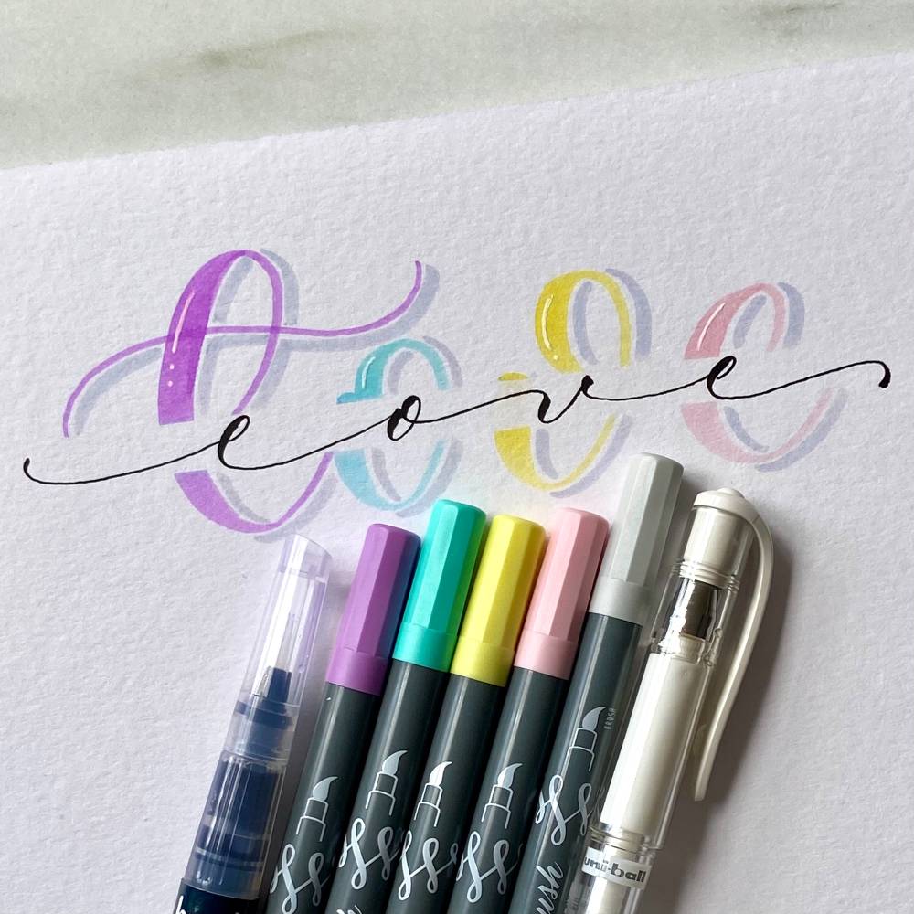 How to create a hand-lettering gift using the brushEX pens – Pen Pusher