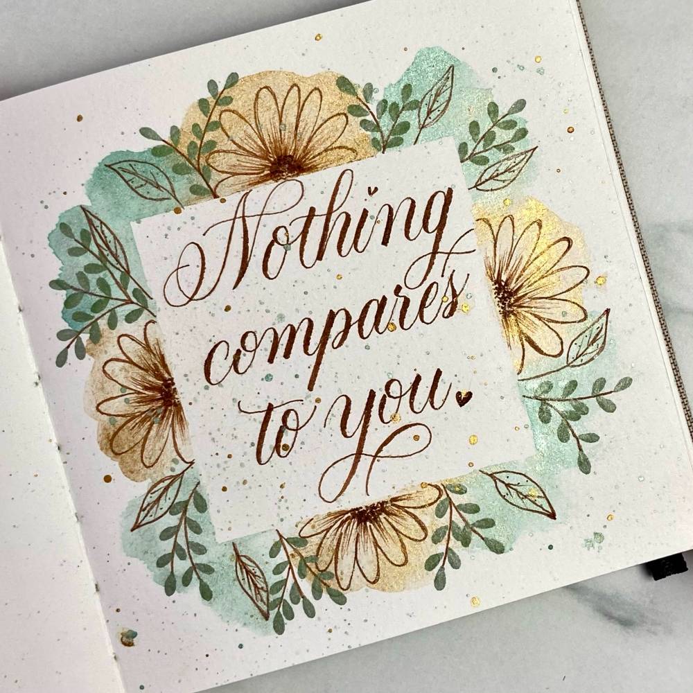 Get romantic with modern calligraphy