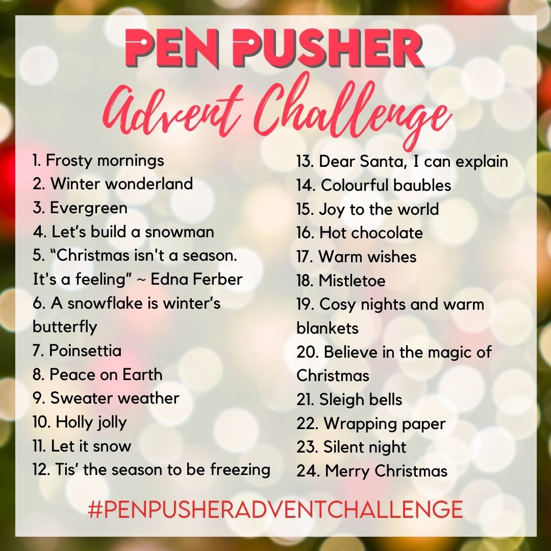 Join the Pen Pusher Advent Challenge