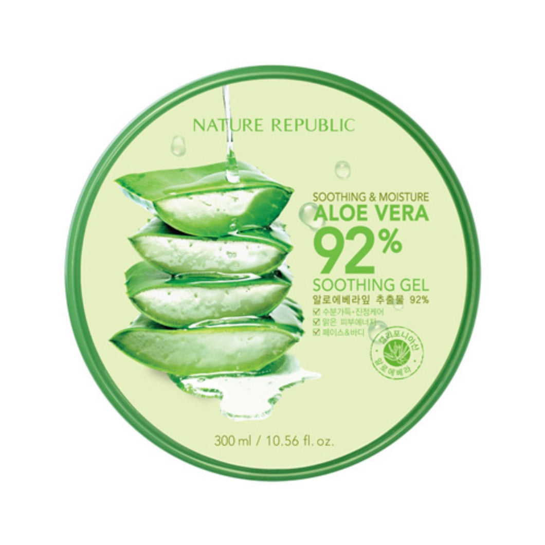 Nature Republic - Soothing & Moisture Aloe Vera 92% Soothing Gel – D.room Cosmetics