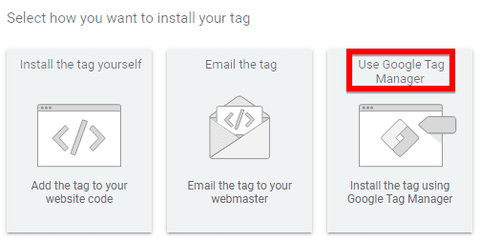 Install Google Ads tag using Google Tag Manager to track conversions