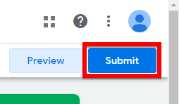 Submit after previewing and debugging your tag