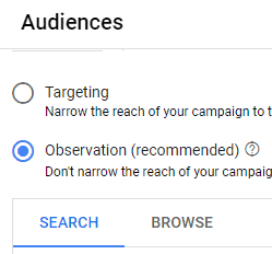 Don't choose targeting if you don't want to narrow your reach!
