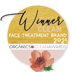 organics awards face treatment