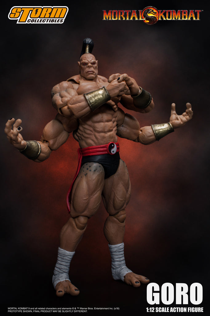 6 inch mortal kombat goro figure