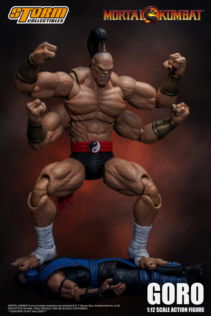 6 inch mortal kombat goro figure