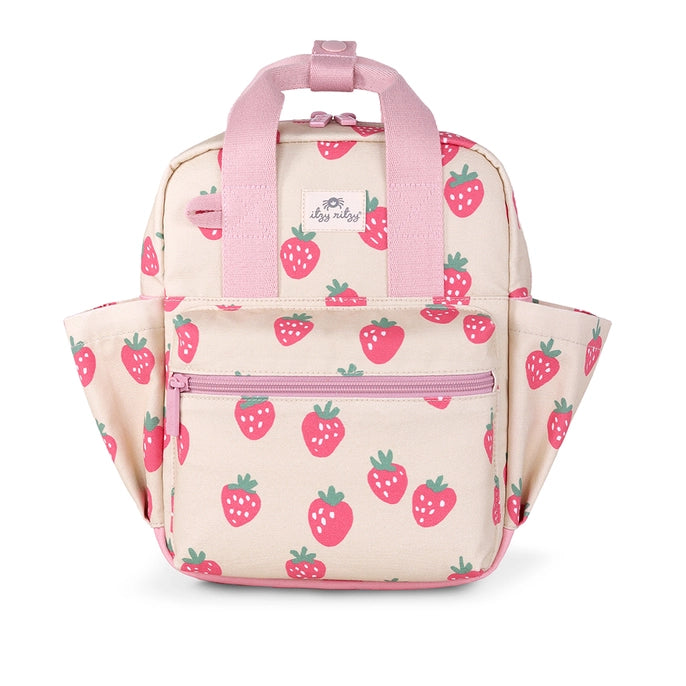  Itzy Bitzy strawberryies and cream toddler backpack