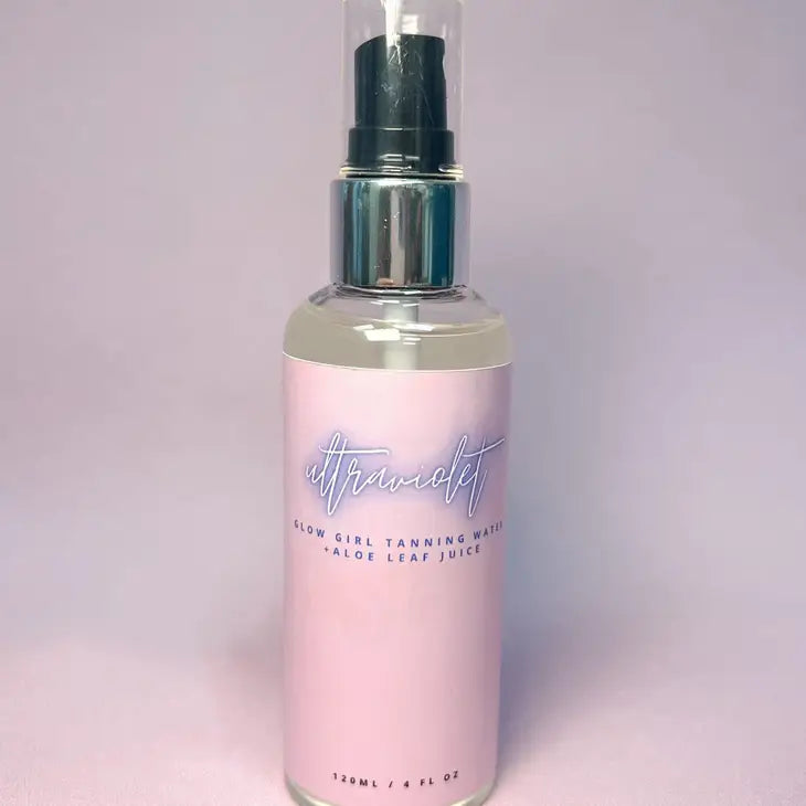 ultra violet glow girl tanning water