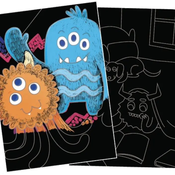 scratch & scribble monster pals