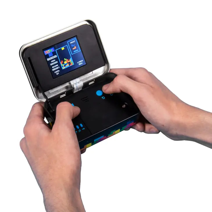  tetris arcade game in a tin