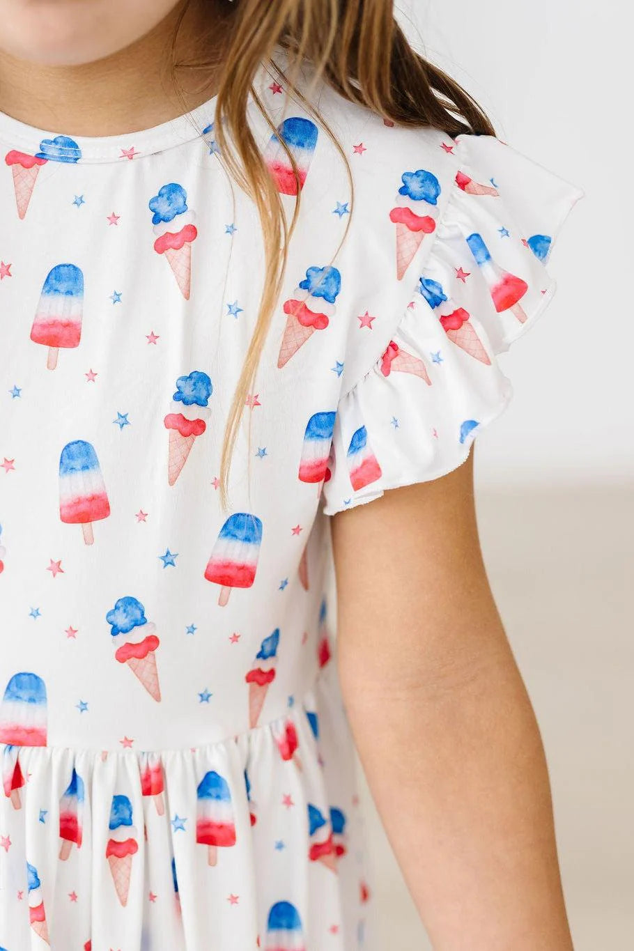 Summer Sweets Flutter Sleeve Dress