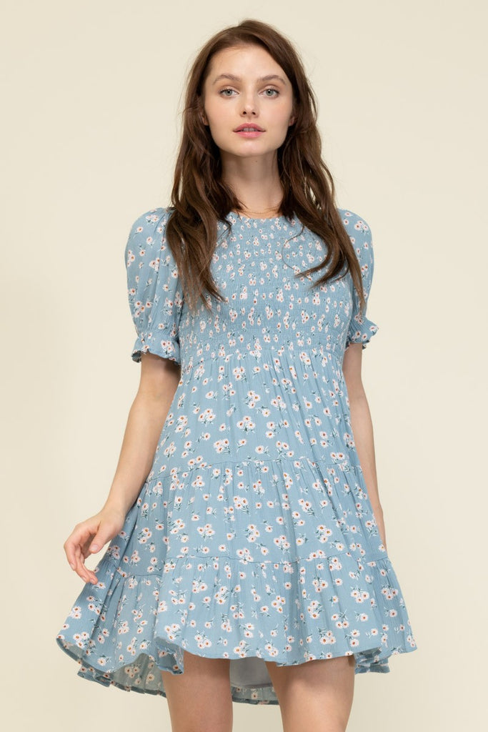 dalihla blue smocked dress – Sugar-N-Spice Children's and Tween Boutique
