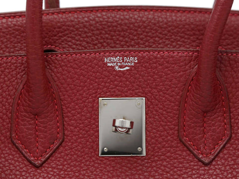 Hermes Lindy 30 Etoupe Q Square Stamp - THE PURSE AFFAIR