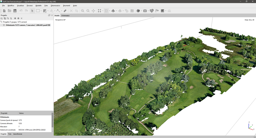 Elaborazione Agisoft Metashape