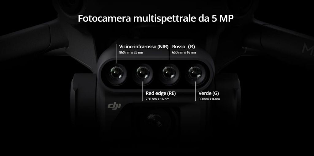 DJI Mavic 3 Multispectral - fotocamera