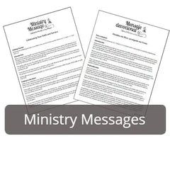 Youth Ministry Messages