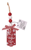 Wrapped in God's Love Wooden Christmas Ornament