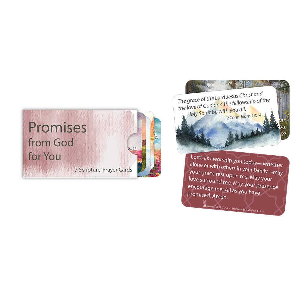 Promises from God for You - Scripture Prayer Cards in Sleeve