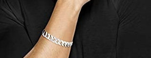 Shop miabella men's silver bracelets online