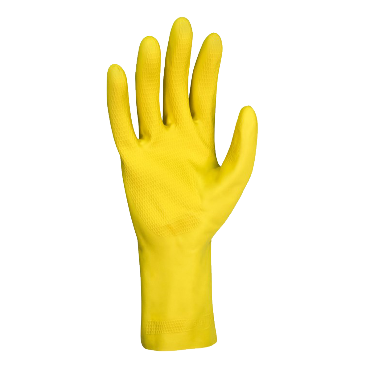 12" Extended Cuff Yellow Lightweight Latex Gloves - 1 pack of 12