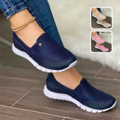 Slip-On Orthopedic Diabetic Walking Shoes, Easy Fit Lightweight Flat S –  Beelucky