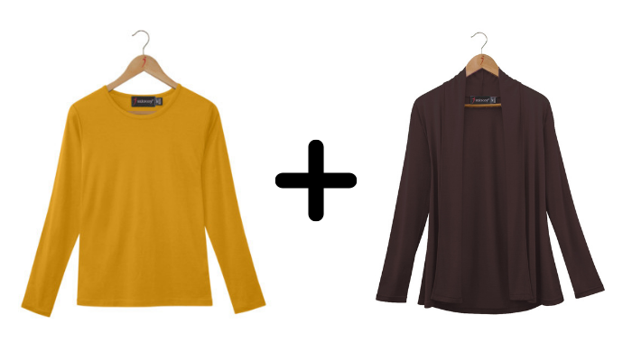 SilkLiving Saffron and Chocolate clothing