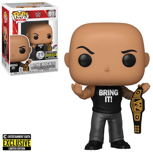 wwe the rock funko pop