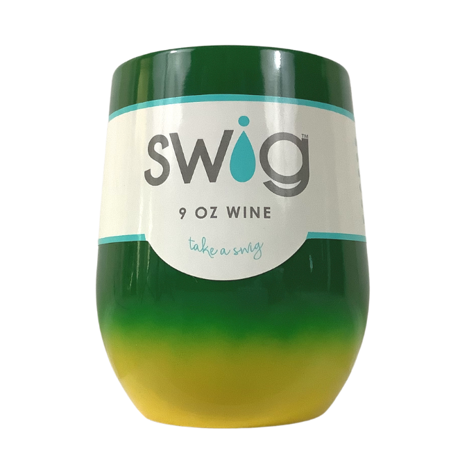 Swig Wine - Navy & Orange - Passionately Rivalicious