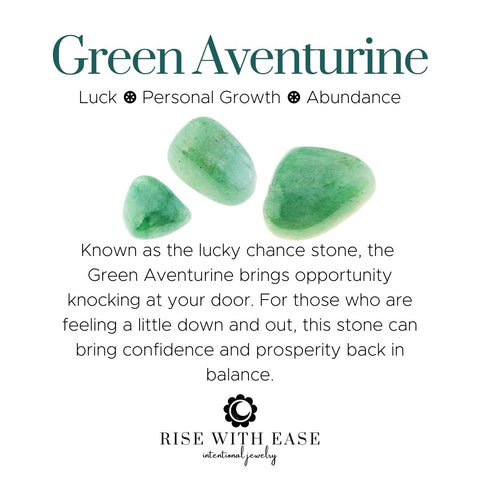 Green Aventurine Luck, Growth, Abundance.