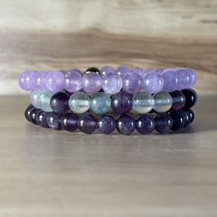 Third Eye Chakra Bracelet Stack