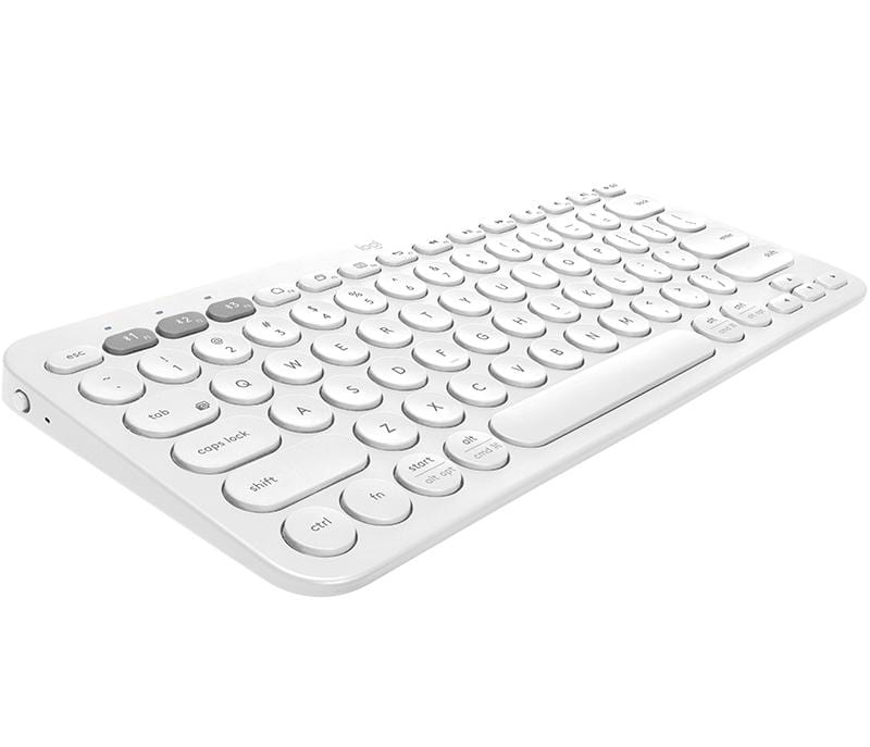 logitech keyboard wireless white