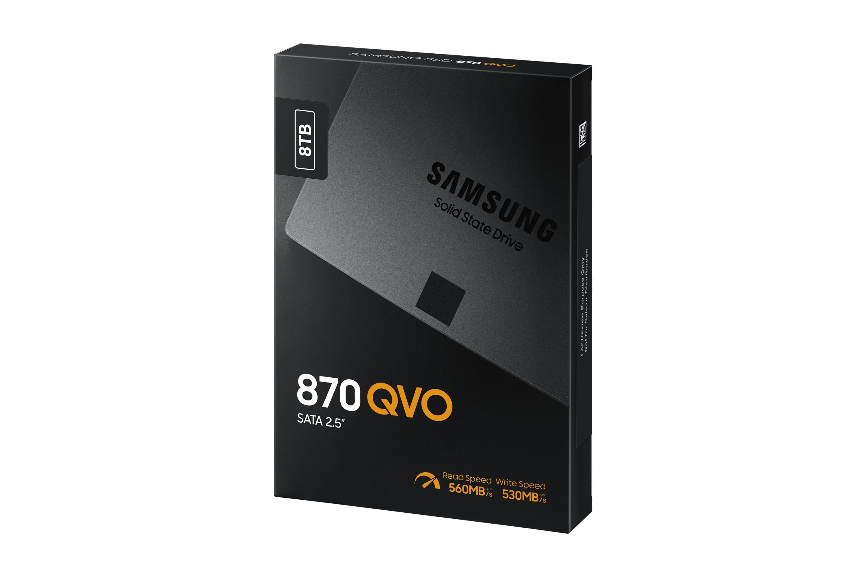 Solid State Drives - Samsung 870 QVO MZ-77Q8T0 2.5-inch 8TB Serial