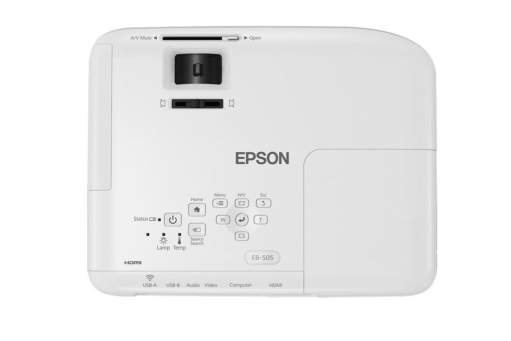 Epson EB-S05 Data Projector 3200 ANSI Lumens 3LCD SVGA (800x600