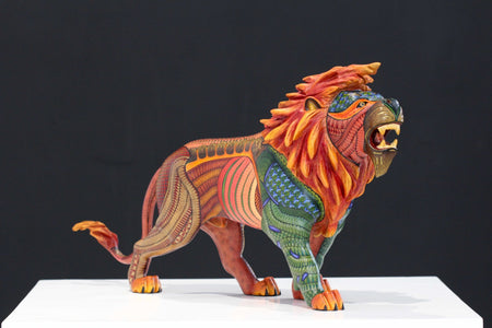 Alebrije - León - Arte Huichol - Marakame