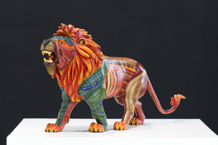 Alebrije - León - Arte Huichol - Marakame