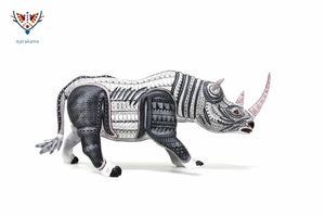Alebrije - Rhinoceros II - Huichol Art - Marakame