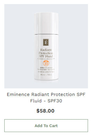 Eminence Radiant Protection SPF Fluid - SPF30